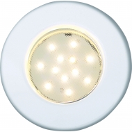 Plafonnier Pinto 12 LED montage encastré à collerette large et plate