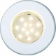 Plafonnier Pinto 12 LED, montage encastré avec ollerette large et plate