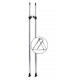 Supports orientables pour bimini remplacent les sangles de fixation arrière en alu anodisé