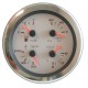 Indicateur multifonctions manomètre huile / thermomètre / carburant / voltmètre VEETHREE Multi