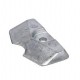 Anode zinc plaque pour moteurs Yamaha 2 - 6 ch