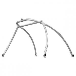 Tours de wake Monster Tower MT1 aluminium naturel silver 2 barres supérieures
