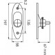 Paire de feu de navigation encastrable babord + tribord