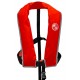 Gilet gonflable XF hydro avec harnais - Rouge