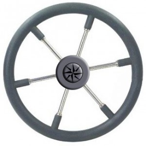 Volant Leader Tanegum inox cerclage gris ø360mm