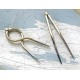 Compas pointes sèches Droit Longueur 17 cm